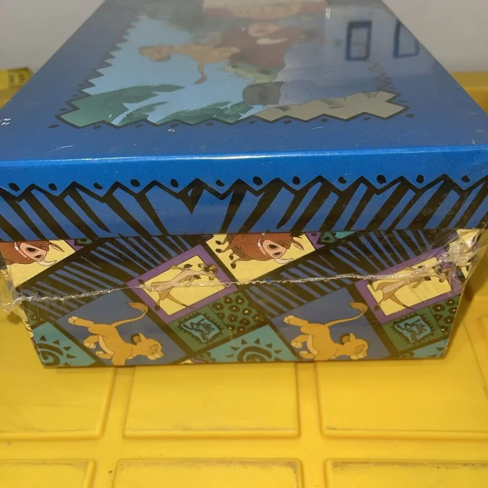 New THE LION KIING PHOTO STORAGE BOX PLUS WITH INDEX CARDS Vintage Hard To Find